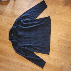 FUBU XL plaid fleece pullover